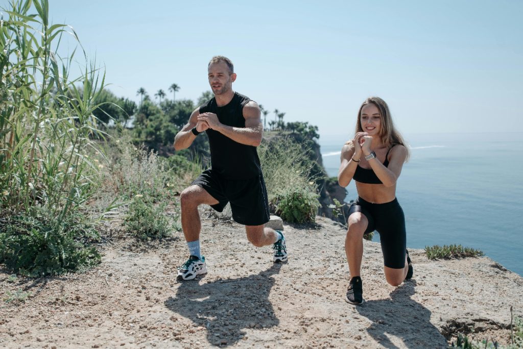 couple exercising